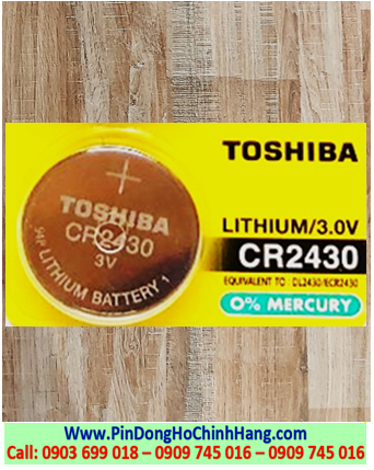 Pin Toshiba CR2430 _Pin CR2430